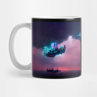 Lofi Zenith - Cyberpunk Cityscape Mug